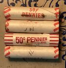 Four - 1978 Lincoln Cent Original BU Bank Wrapped Rolls