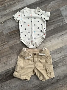 Baby Gap & Circo 0-3 Months Shorts Outfit - Picture 1 of 4