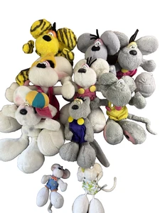 10 Piece Diddl & Friends Soft Toy Mouse Collection Plush Bundle Set of 90 - Picture 1 of 23
