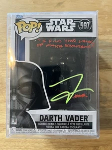 Funko POP Star Wars - Darth Vader #597 Autographed by Tom O’Connell SWAU Auth. - Picture 1 of 10