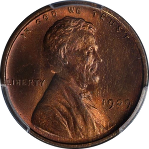 1909-P Lincoln Cent PCGS MS65 RB Superb Eye Appeal Strong Strike - Picture 1 of 4