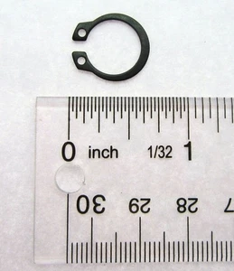 External Retaining Snap Ring ~ 1/2 inch~ Black Oxide ~ Spring Steel - Foto 1 di 4