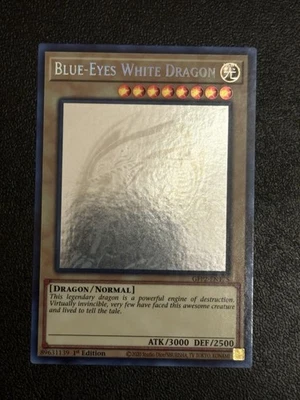 BLUE-EYES WHITE DRAGON - Ghost Rare NM Near Mint GFP2-EN175 - Image 1 of 2