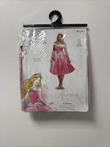Disney La Bella Durmiente Aurora Deluxe Disfraz Adulto Grande 12-14 Nuevo - Imagen 1 de 9