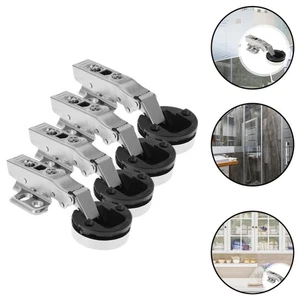 4 piezas bisagras de vidrio para puertas de gabinete sin marco gabinetes de cocina - Imagen 1 de 12