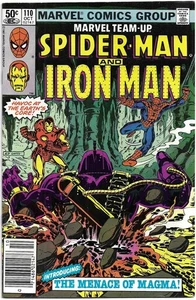 Marvel Team-Up #110 BRONZE AGE COMIC BOOK Spider-Man Iron Man 1981 quiosco casi nuevo? - Imagen 1 de 2