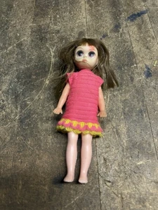 Vintage seltene 1960er Original Susie Sad große Augen Figur Puppe Spielzeug mit Kleid Hongkong - Bild 1 von 12