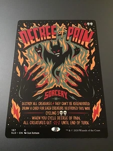 MTG Secret Lair #187 Decree of Pain (Filmposter) NM - Bild 1 von 2