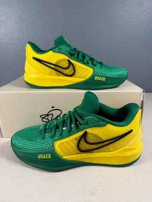 Nike Sabrina 1 Malachite/Yellow Oregon Ducks Basketball Shoes Womens Size 6 - Image 1 of 4
