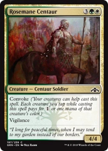 x1 Rosemane Centaur - Guilds of Ravnica - NM - MTG - Image 1 of 1