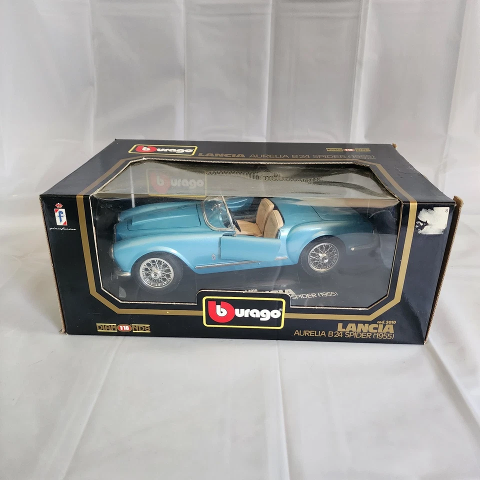 Burago 1955 LANCIA Aurelia B24 Spider Diecast Car 1 18