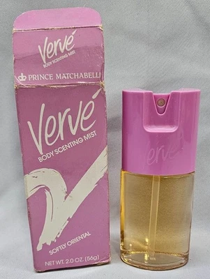 Niebla perfumada corporal suave oriental Verve Prince Matchabelli de colección 2 oz nueva  Foto 1 de 4