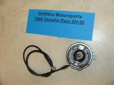 1994 年雅马哈 RAZZ 50c SH50 滑板车前刹车板速度计电缆 RIVA — 第 1/4 张图片
