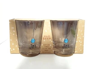 Rae Dunn Joy Gläser NEU in Box 2er Set, 11oz Gläser Urlaub Weihnachten Barware - Bild 1 von 9