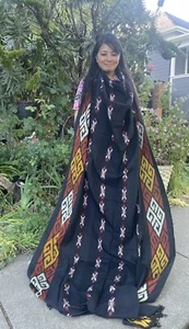 Ikat indonesisches Textil Indonesien 96 x 46 Zoll - Bild 1 von 2