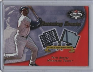 2002 Fleer Box Score Amazing Greats Jersey Torii Hunter - Picture 1 of 1