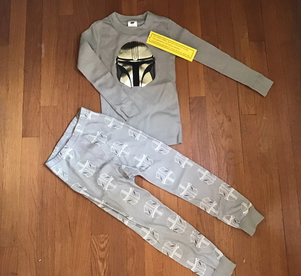 Pijamas de manga larga Hanna Andersson 100 4 niños niñas Star Wars Disney Foto 1 de 4