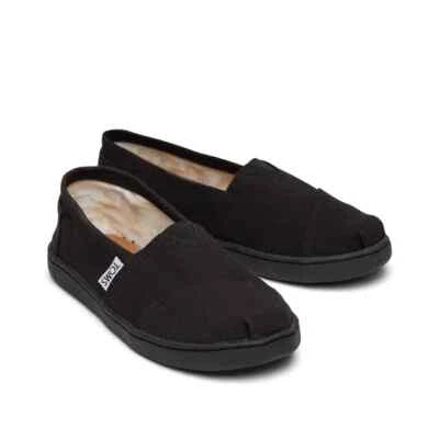Youth Toms Clásico Lona Negra 100% Marca Original Foto 1 de 4