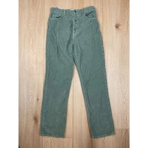 Pantalones de Pana Reformation Verde Botón-Vuela Talla 26 - Imagen 1 de 5