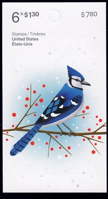 Canadá SC# BK 804 2022 - Holiday Birds - Folleto completo de 6 - M-NH Foto 1 de 2