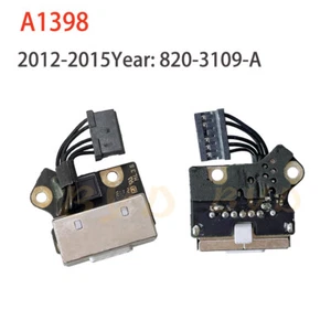 DC Power Jack Board Port 820-3609-A For Macbook Pro Retina 15" A1398 2012-2015 - Picture 1 of 4