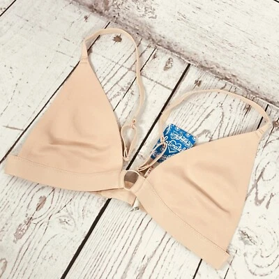 Free People Intimately Bra Oh Scuba Large Bralette Antique Shell Convertible New - Image 1 of 4
