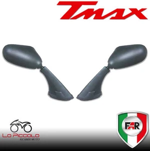 Pair Mirrors Motorcycle Black Yamaha TMAX T-MAX 500 2001 2002 2003 - Picture 1 of 1