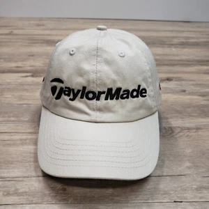 TaylorMade r7 Burner Hat Cap Strap Back Beige Cotton Adjustable - Picture 1 of 6