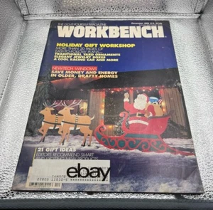 Vintage WORKBENCH Do It Yourself Magazine Dec 1989 - Holiday Gifts Yard Ornament - Picture 1 of 2