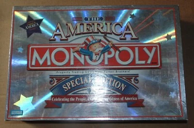 Monopoly America Special Ed 2002 Parker Brothers New And Partially Factory Seald - Image 1 of 4