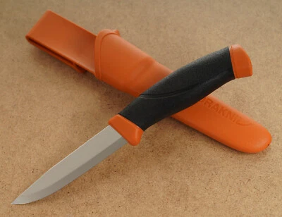 Morakniv Companion Messer Burnt Orange Arbeitsmesser Mora of Sweden rostfrei X94