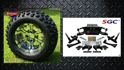 Club Car DS Golf Cart 6" A-Arm Lift Kit + 12" Wheels and 23" Tires 1982-2003 Foto 1 de 4