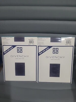 Pantimedias Givenchy Body Gleamers Brillantes Pierna Transparente Estilo 156 Azul Dalia Talla B Foto 1 de 4