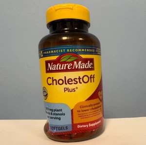 Nature Made CholestOff Plus Dietary Supplement - 100 Softgels EXP 11/2025 - Picture 1 of 3