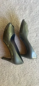 Stuart Weitzman Green Patent Heels 9.5m - Picture 1 of 4