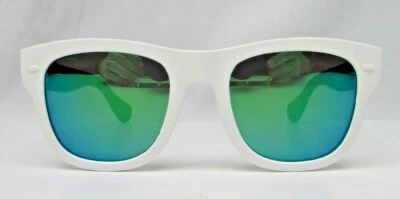 Sunglasses Havaianas PARATY/M White Blue Frame Green Mirror Lens Size Medium New - Image 1 of 4