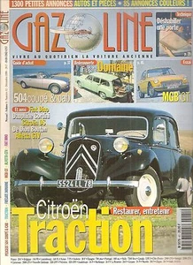 GAZOLINE 41 CITROEN TRACTION PEUGEOT 504 COUPE CABRIOLET MGB GT FREGATE DOMAINE - Imagen 1 de 1