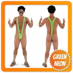Borat Mankini Badeanzug C-String Tanga Badehose Bikini für Männer - Bild 1 von 4