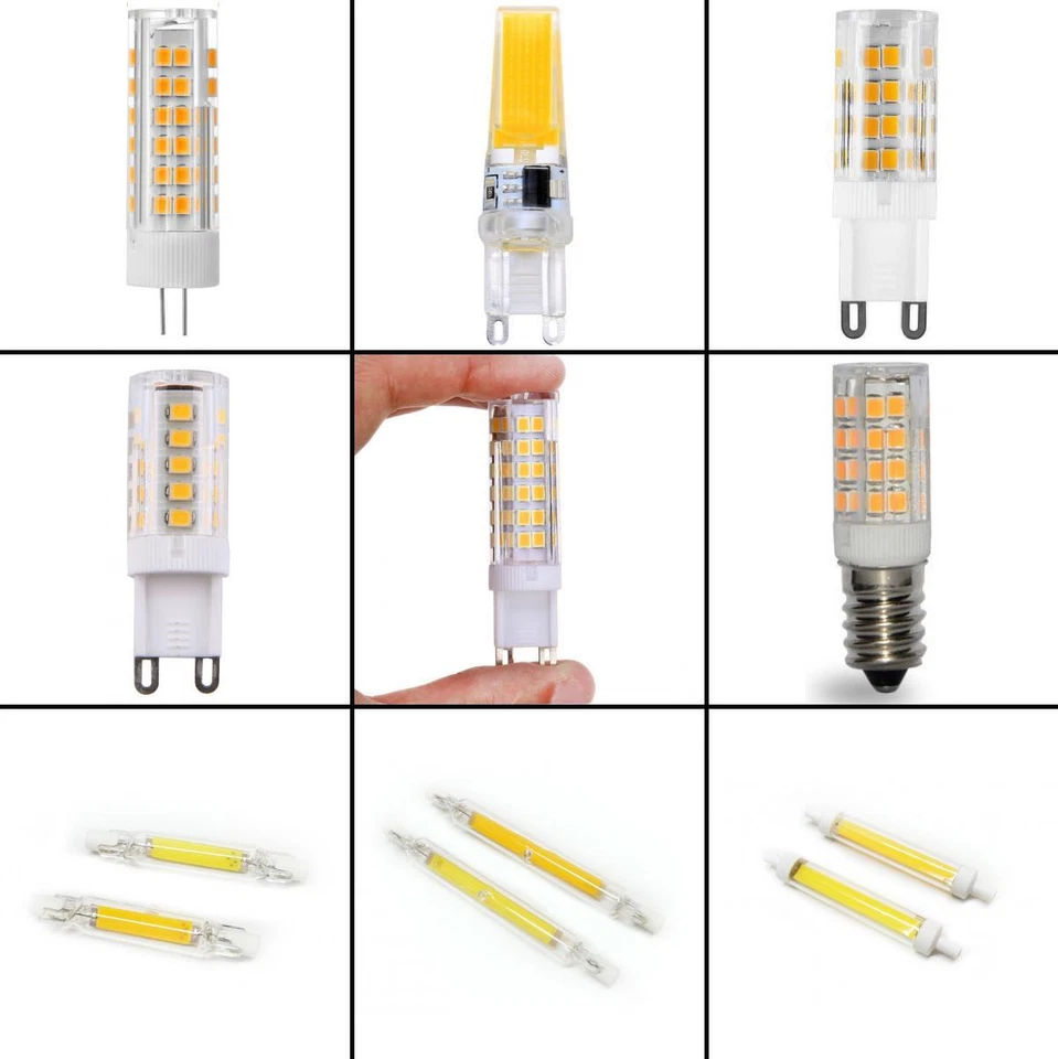 ★TheQ★ LED Lampe G4 G9 E14 R7S 220V AC COB SMD Energieeinsparung LED Birnen - Bild 1 von 1