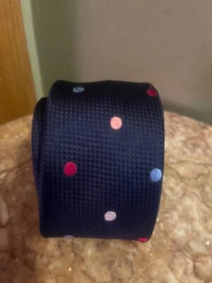 ZARA MAN Ajustado Azul Lunares Rosa Blanco Foto 1 de 4