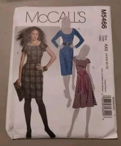 McCall's Sewing Pattern M5466 Size 4-6-8-10-12 *UC FF ***Dresses/Belt/Sash - Picture 1 of 3