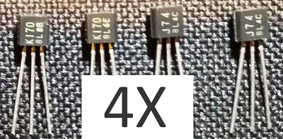Toshiba 2SJ74 + 2SK170  LAB MATCH QUAD to 0.1mA (8.0 - 11.0 mA range "BL" "B") - Image 1 of 4
