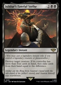 Isildur's Fateful Strike (quasi nuovo di zecca) mtg Magic - Il Signore degli Anelli - Foto 1 di 1