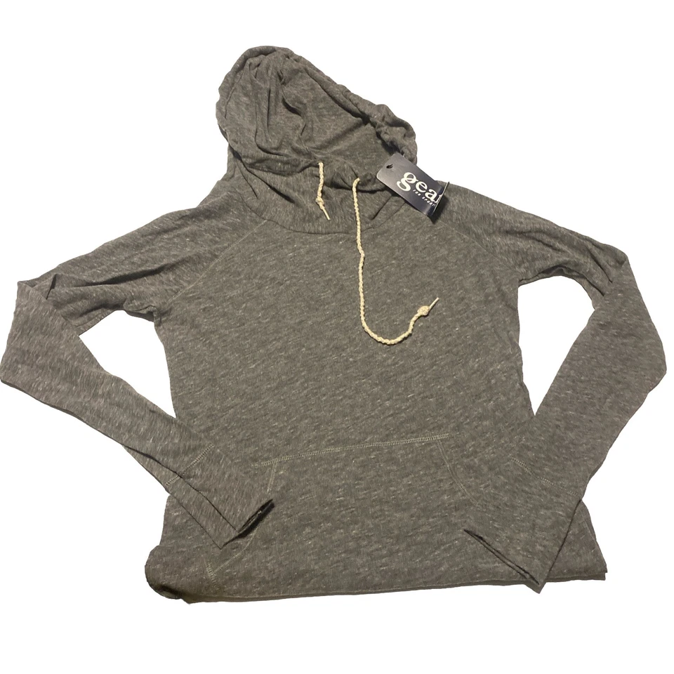 Sudadera con capucha para mujer GEAR For Sports con bolsillos gris talla XSmall suave peso ligero nueva con etiquetas Foto 1 de 4