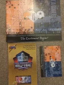 1999 Football Hall of Fame Enshrinement Guides - The Cleveland Browns are Back! - Picture 1 of 5