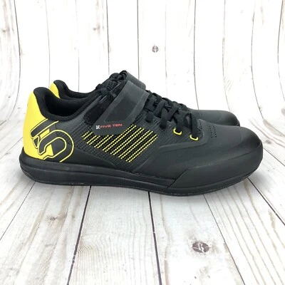 Adidas Five Ten Hellcat Pro Clipless Mountain Bike Shoes Black Yellow Mens Sizes - Image 1 of 4