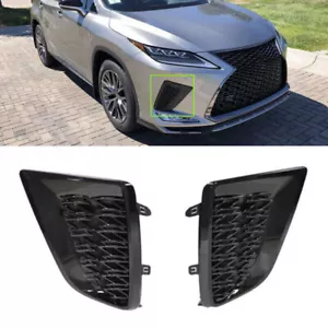 Front Bumper Fog Light Grille Cover For Lexus RX350 RX450H F Sport 2020-2022 - Picture 1 of 5
