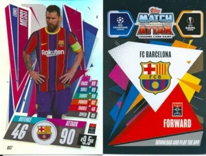 2020/2021 uefa champions league match attax lionel messi oversized card - Picture 1 of 1
