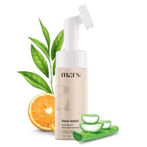 mars by GHC Foaming With Built-in Brush, Tea Tree, Aloe Vera, Vitamin C 120ml - Picture 1 of 5