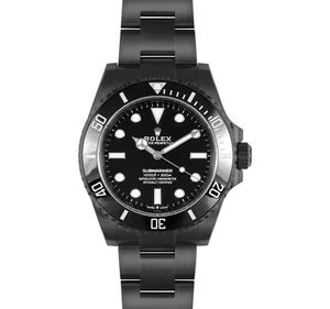 Rolex Submariner Black PVD/DLC Coated Stainless Steel 41mm Watch 124060 - Picture 1 of 7